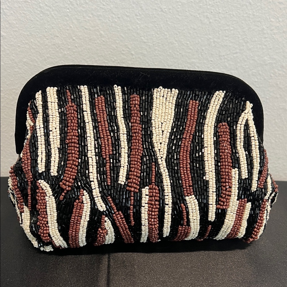 From India To You | Fall Beaded Clutch/Crossbody Bag 🤎